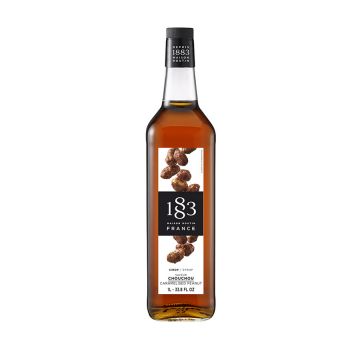 1883 Caramelized Peanut Syrup (1L) - Glass Bottle