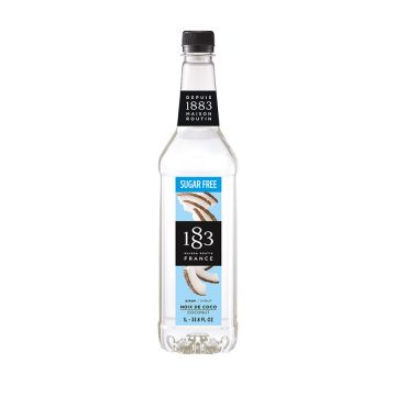1883 Sugar Free Coconut Syrup (1L) - Plastic Bottle