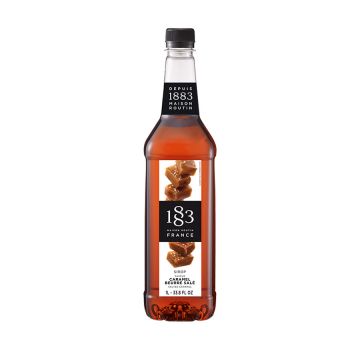 1883 Salted Caramel Syrup (1L) - Plastic Bottle