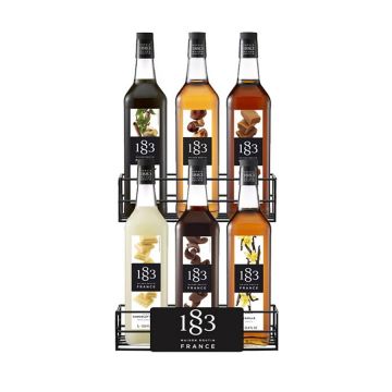 1883 6 Bottle Syrup Stand