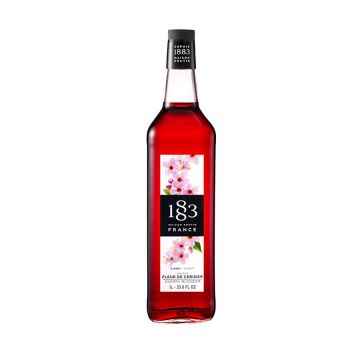 1883 Cherry Blossom Syrup (1L) - Glass Bottle