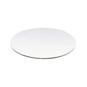 BOXit 6" White Mottled Cake Circle - 100 Count