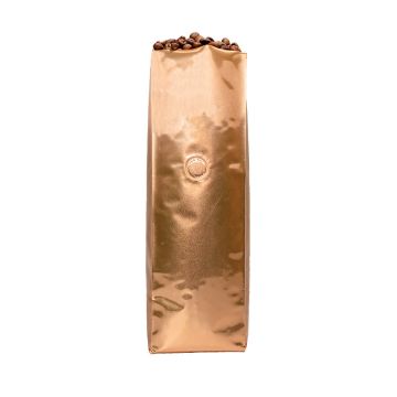 16 oz. Gloss Copper Side Gusseted Bag With Valve - 100 Count