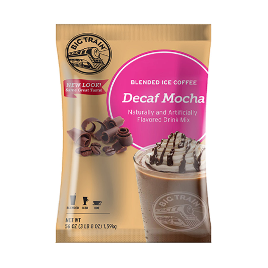 Big Train Mocha Decaf Blended Coffee Frappe Mix | Fortuna Enterprises