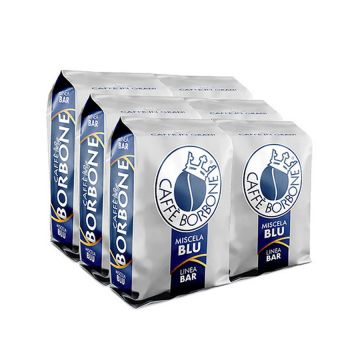 Caffe Borbone Miscela Blu Espresso - 6/1 Kilo Bags, Whole Bean
