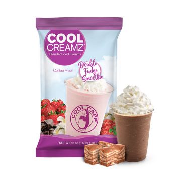 Cool Capp Double Fudge - Cool Creamz Blended Frappe Mix - 3.5 lb. Bag