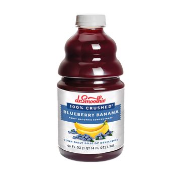Dr. Smoothie Blueberry Banana - 100% Crushed Mix - 46 oz.