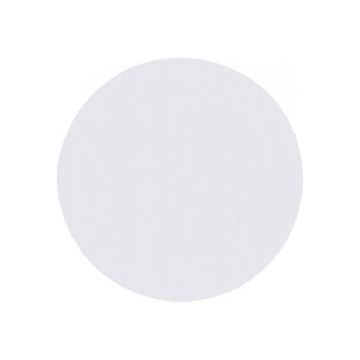 Enjay 5" White Round Coated Corrugated Cake Board - 200 Count