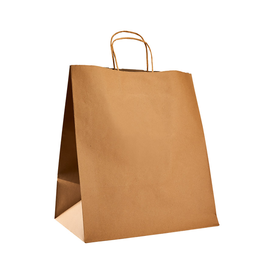 Karat Huntington 13.9 x 9.3 x 15.9 Kraft Paper Shopping Bag Fortuna Enterprises