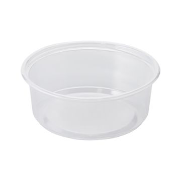 Karat 8 oz. PP Plasitc Round Deli Container - 500 Count