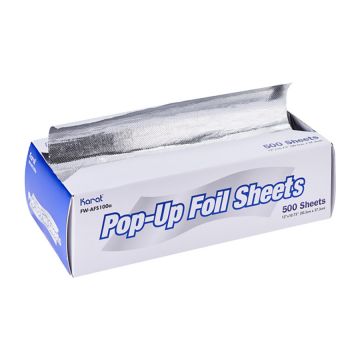 Karat 10.75" x 12" Standard Aluminum Pop-Up Foil Sheets - 6/500 Count