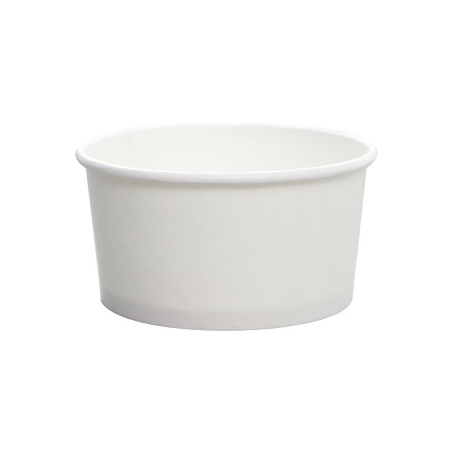 CONTAINER DOUBLE POLY PAPER 6-OZ WHITE