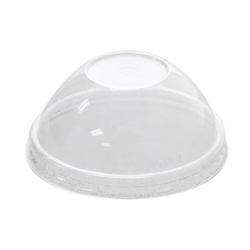 Karat PET Plastic Dome Lids For 4 oz. Hot/Cold Paper Food Container - 1000 Count