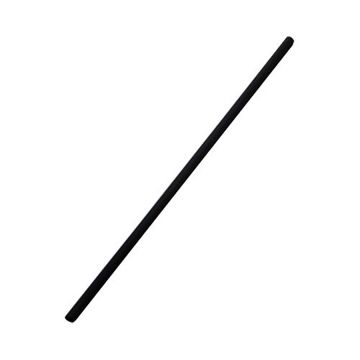 Karat 5.25" Black Plastic Stir Straws - 10/1000 Count Case