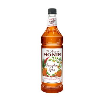 Monin Pumpkin Spice Syrup (1L) - Plastic Bottle