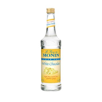 Monin Sugar Free White Chocolate Syrup (750ml) - Glass Bottle