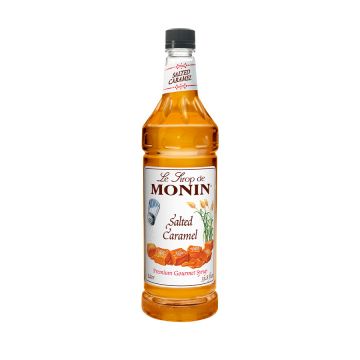 Monin Salted Caramel Syrup (1L) - Plastic Bottle