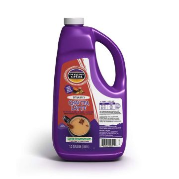 Oregon Extra Spicy Chai Tea Latte Super Concentrate - 4/64 oz.