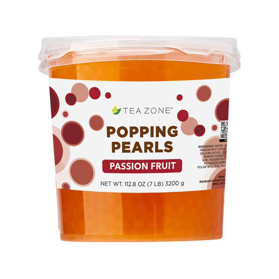 Tea Zone Passion Fruit Popping Pearls Fortuna Enterprises