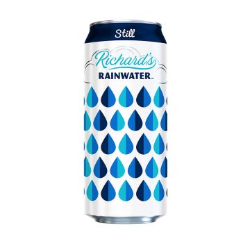 Richard's Still Rainwater Aluminum Can - 12/16 oz. Case
