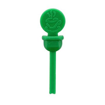StixToGo Green Beverage Lid Plugs - 2000 Count Case
