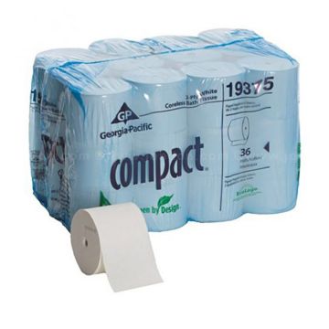 Compact 2-Ply Coreless Toilet Paper - 36 Count