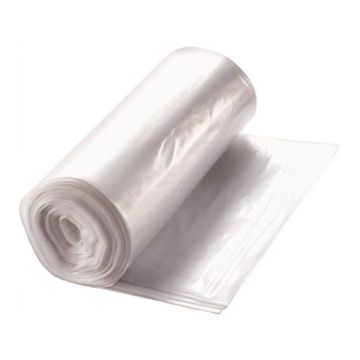 45 Gallon, 40 x 48 - 12 Micron Can Liner / Trash Bags, Clear, High  Density, 250/Case - BGR