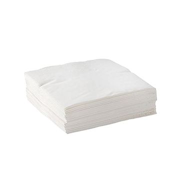 Atlantic 17" x 17" White 1-Ply 1/4 Fold Paper Dinner Napkin - 4000 Count