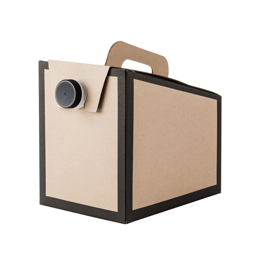 Beverage On The Move 96 oz. Border Print Carry Out Coffee Box