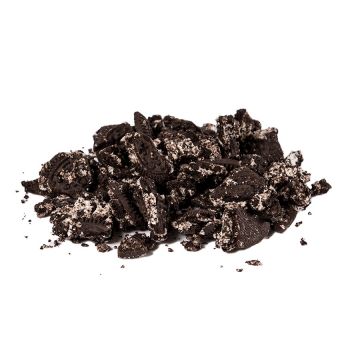 Crushed Regular Creme Filled Chocolate Cookies - 25 lb. Box