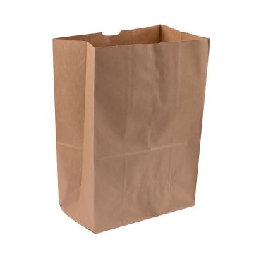Duro 57 lb. Kraft Paper Barrel Grocery Sack - 500 Count