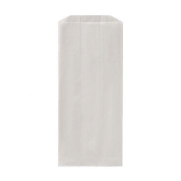 White 1 lb. Glassine Unprinted Pastry Bag - 8000 Count