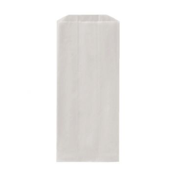 White 4 lb. Glassine Unprinted Pastry Bag - 1000 Count