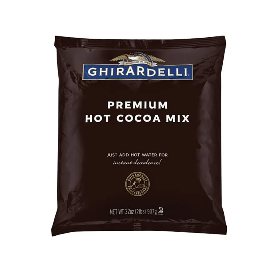 Ghirardelli 32 oz. Bag Premium Double Chocolate Hot Cocoa Fortuna