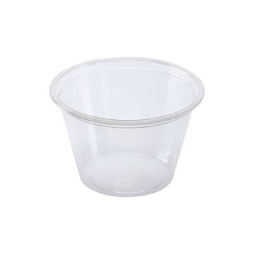 Karat Earth 4 oz. Clear PLA Eco-Friendly Portion Cups