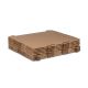 Kraft Corrugated B Flute Pizza Box 8" x 8" x 1.75" - 50 Count