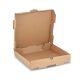Kraft Corrugated B Flute Pizza Box 8" x 8" x 1.75" - 50 Count
