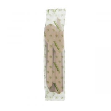 Primeware Birch Wood Eco-Friendly Cutlery Kit, Individually Wrapped
