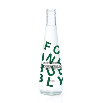 Found Bubbly Cucumber Mint Infused Natural Sparkling Mineral Water - 12/11.2 oz. Case