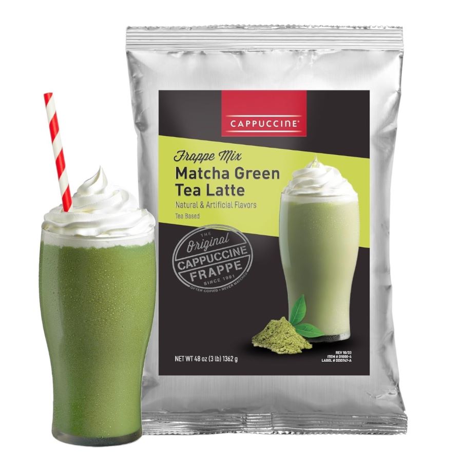 Cappuccine Matcha Green Tea Frappe Mix Fortuna Enterprises