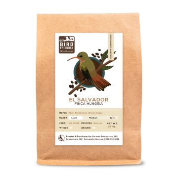 El Salvador Finca Hungria - Organic, Bird Friendly - 1 lb Bag, Whole Bean
