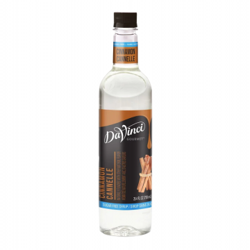 DaVinci Gourmet Sugar Free Cinnamon Syrup (750ml) - Plastic Bottle