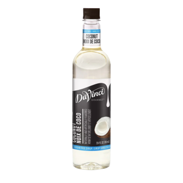DaVinci Gourmet Sugar Free Coconut Syrup (750ml) - Plastic Bottle