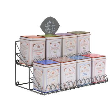 Harney & Sons 8-Slot Wire Rack