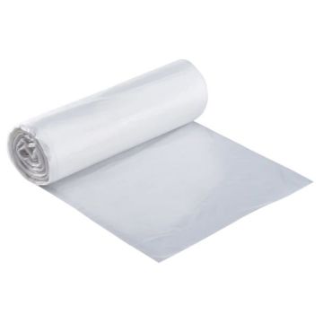 40" x 48" 40-45 Gal 16 Mic Clear Trash Can Liner - 250 Count