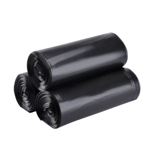 Karat 40" x 46" 40-45 Gal 1.5 Mil Black Trash Can Liner - 100 Count