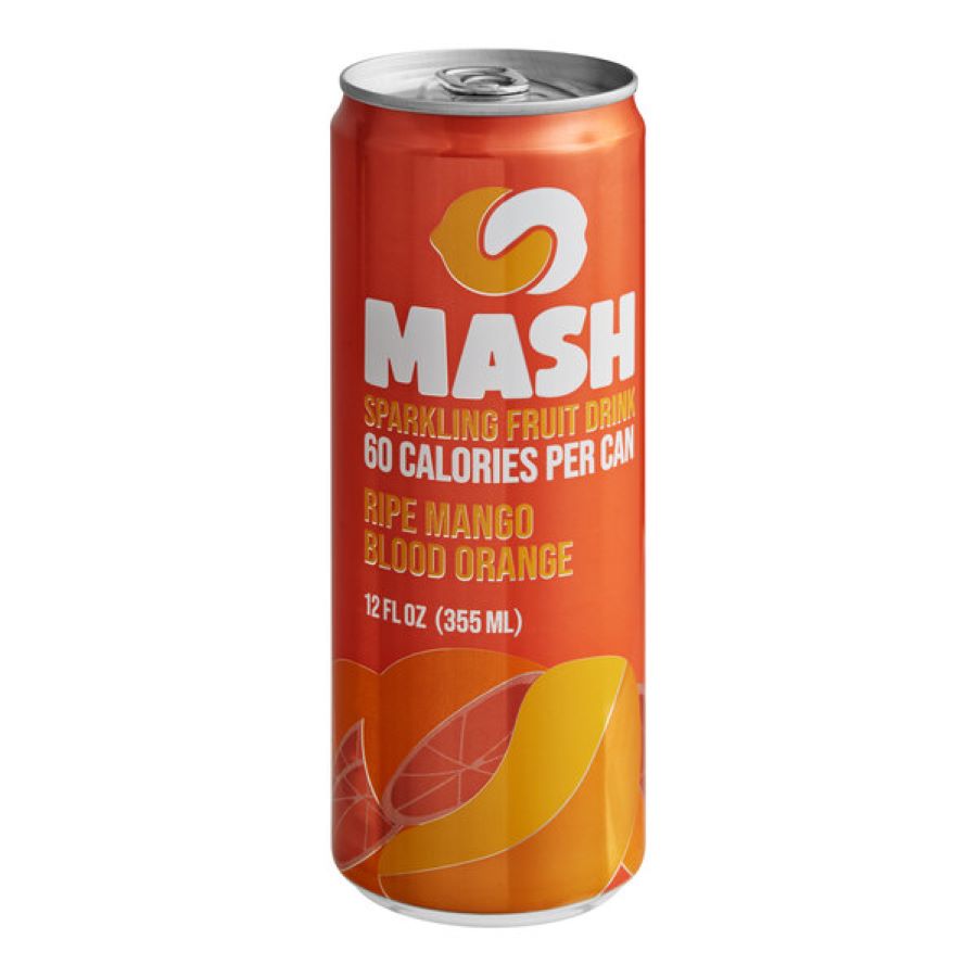 MASH Ripe Mango Blood Orange Sparkling Fruit Drink Fortuna Enterprises