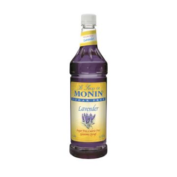 Monin Sugar Free Lavender Syrup (1L) - Plastic Bottle