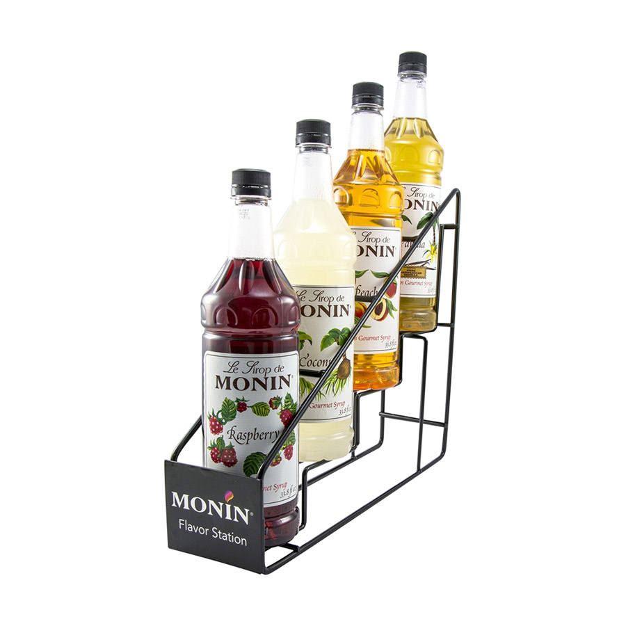 Monin 4 Bottle Metal Syrup Stand Fortuna Enterprises