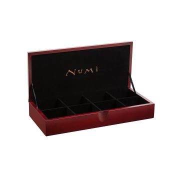 Numi 8 Compartment Wooden Tea Chest
